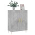 Aparador de madera de ingeniería gris hormigón 69,5x34x90