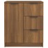 Aparador de madera contrachapada marrón roble 60x30x70
