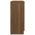 Aparador de madera contrachapada marrón roble 60x30x70
