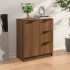 Aparador de madera contrachapada marrón roble 60x30x70