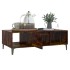 Mesa de centro madera ingeniería marrón ahumado 103,5x60x35