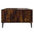 Mesa de centro madera ingeniería marrón ahumado 103,5x60x35