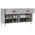 Banco zapatero madera de ingeniería gris hormigón 102x35x55