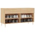 Banco zapatero madera de ingeniería roble Sonoma 102x35x55