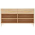 Banco zapatero madera de ingeniería roble Sonoma 102x35x55