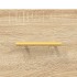 Banco zapatero madera de ingeniería roble Sonoma 102x35x55