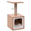 Rascador para gatos con alfombra rascadora de sisal 62 cm