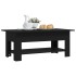 Mesa de centro madera de ingeniería negra 102x55x42