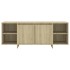 Mueble para TV madera contrachapada roble Sonoma 130x35x50