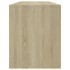 Mueble para TV madera contrachapada roble Sonoma 130x35x50
