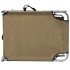 Tumbona plegable con toldo de acero