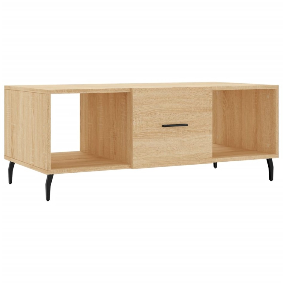 Mesa de centro madera contrachapada roble Sonoma 102x50x40
