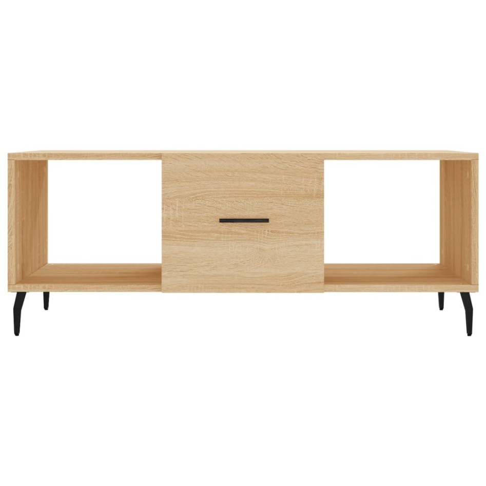 Mesa de centro madera contrachapada roble Sonoma 102x50x40
