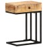 Mesa auxiliar forma de U madera maciza de mango 45x30x61