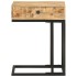 Mesa auxiliar forma de U madera maciza de mango 45x30x61