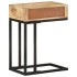 Mesa auxiliar forma de U madera maciza de mango 45x30x61