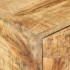 Mesa auxiliar forma de U madera maciza de mango 45x30x61
