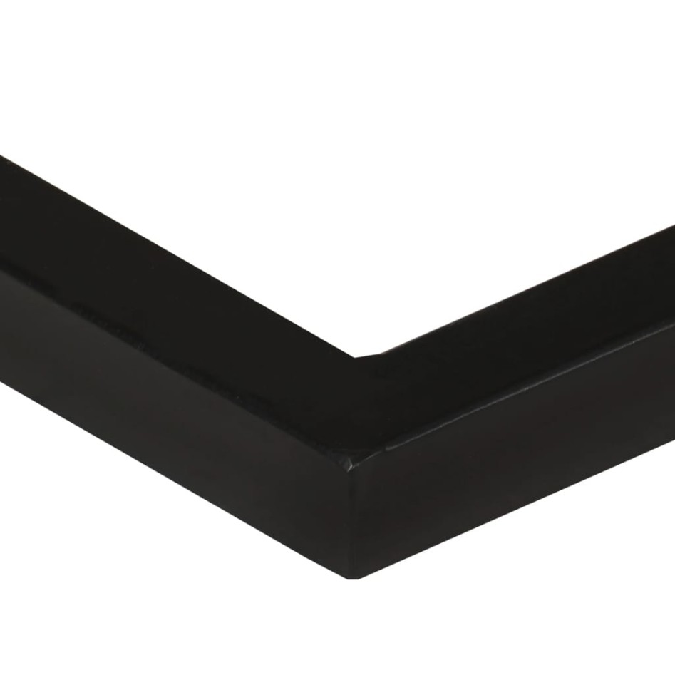 Mesa auxiliar forma de U madera maciza de mango 45x30x61