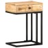 Mesa auxiliar forma de U madera maciza de mango 45x30x61