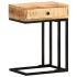 Mesa auxiliar forma de U madera maciza de mango 45x30x61