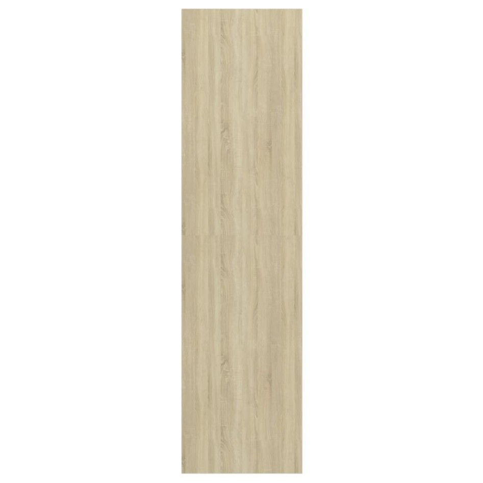 Mueble TV pared madera contrachapada blanco roble