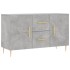Aparador de madera de ingeniería gris hormigón 100x36x60