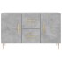 Aparador de madera de ingeniería gris hormigón 100x36x60