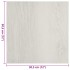 Lamas para suelo autoadhesivas 55 uds PVC beige 5,11