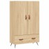 Aparador alto madera de ingeniería roble Sonoma 69,5x31x115
