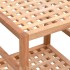 Estante de baño madera maciza nogal 35,5x35,5x79