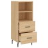 Aparador madera contrachapada color roble Sonoma 34,5x34x90