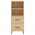 Aparador madera contrachapada color roble Sonoma 34,5x34x90