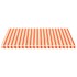 Tela de repuesto para toldo amarillo y naranja 5x3,5