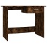 Escritorio madera contrachapada roble ahumado 100x50x76