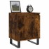 Mesitas de noche 2 uds madera ingeniería roble humo 40x30x50