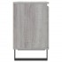 Mesita de noche 2 uds madera ingeniería gris Sonoma 40x30x50