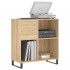 Mueble discos madera contrachapada roble Sonoma 84,5x38x89