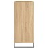 Mueble discos madera contrachapada roble Sonoma 84,5x38x89