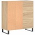 Mueble discos madera contrachapada roble Sonoma 84,5x38x89