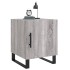 Mesitas noche 2 uds madera ingeniería gris Sonoma 40x40x50