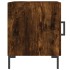 Mesitas noche 2 uds madera ingeniería roble ahumado 40x40x50