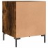 Mesitas noche 2 uds madera ingeniería roble ahumado 40x40x50