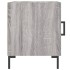 Mesitas noche 2 uds madera ingeniería gris Sonoma 40x40x50