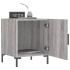 Mesitas noche 2 uds madera ingeniería gris Sonoma 40x40x50
