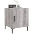 Mesitas noche 2 uds madera ingeniería gris Sonoma 40x40x50