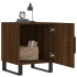 Mesitas noche 2 uds madera ingeniería marrón roble 40x40x50