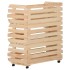 Carrito para verduras madera maciza de pino 77x30x80