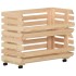 Carrito para verduras madera maciza de pino 77x30x80