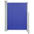 Toldo lateral retráctil de jardín azul 100x300