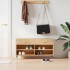 Banco zapatero madera de ingeniería roble Sonoma 102x35x55